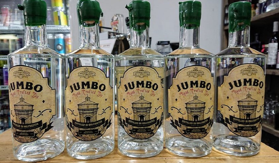 Bottles of Jumbo Gin